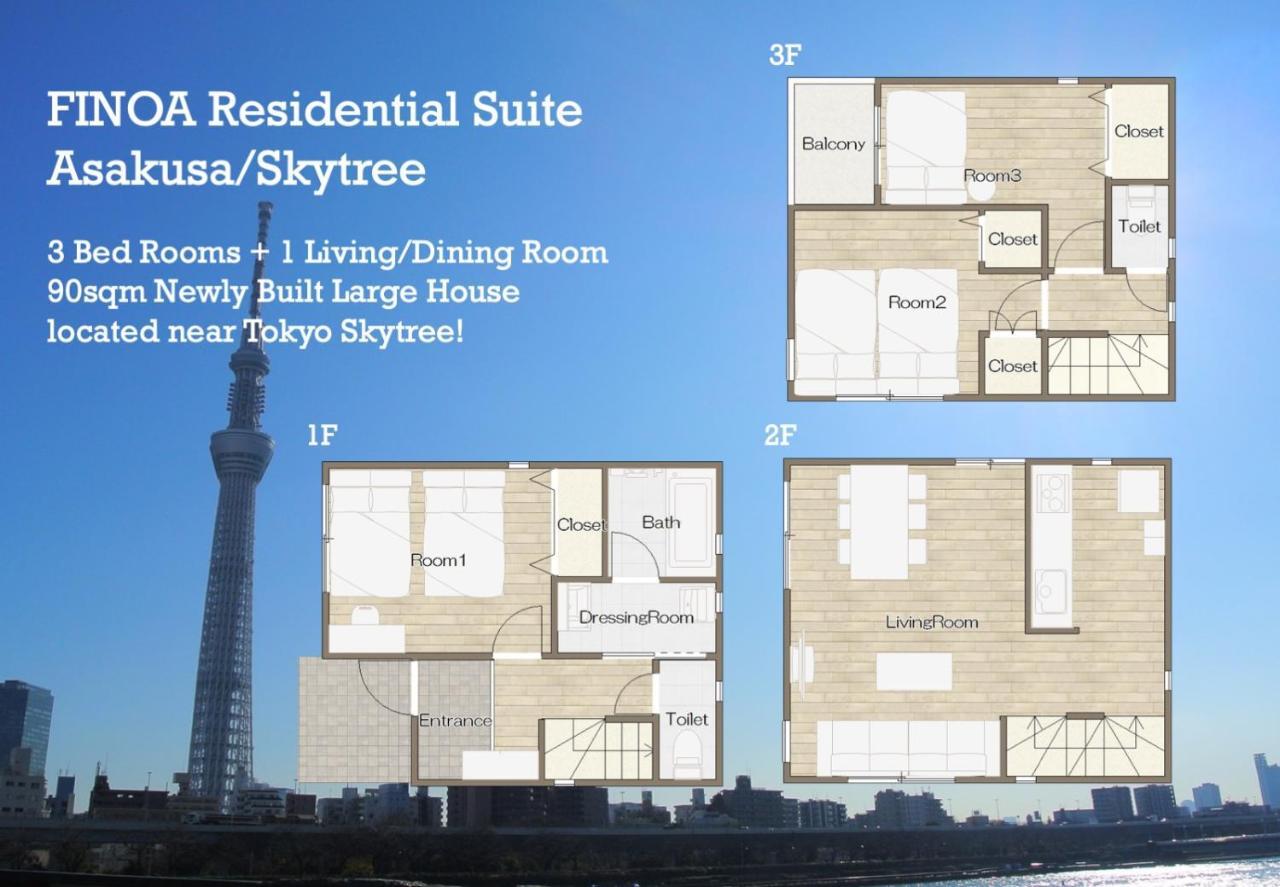 Finoa Residential Asakusa/oshiage Skytree Apartamento *